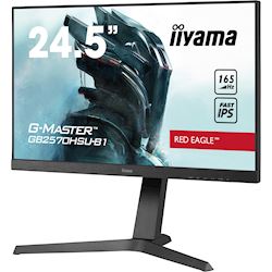 iiyama G-Master Red Eagle gaming monitor GB2570HSU-B1 24.5", 0.5ms MPRT, 165Hz refresh rate, Black, FreeSync, HDMI, Display Port, USB Hub thumbnail 1