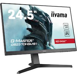 iiyama G-Master Red Eagle gaming monitor GB2570HSU-B1 24.5", 0.5ms MPRT, 165Hz refresh rate, Black, FreeSync, HDMI, Display Port, USB Hub thumbnail 3