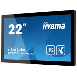 iiyama ProLite monitor TF2234MC-B7X 22", PCap touch through glass, 10pt touch, HDMI, DP, 16:9, IPS, Scratch resistive, Anti-fingerprint coating thumbnail 9