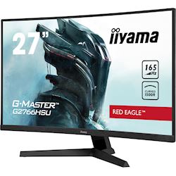 iiyama G-Master Red Eagle curved gaming monitor G2766HSU-B1 27" Black, Full HD, 165Hz, 1ms, FreeSync, HDMI, Display Port, USB Hub thumbnail 1