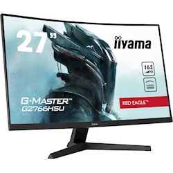 iiyama G-Master Red Eagle curved gaming monitor G2766HSU-B1 27" Black, Full HD, 165Hz, 1ms, FreeSync, HDMI, Display Port, USB Hub thumbnail 3