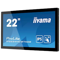iiyama ProLite monitor TF2234MC-B7AGB 22", PCap touch through glass, 10pt touch, Anti-glare, HDMI, DP, 16:9, IPS, Scratch resistive, Anti-fingerprint coating thumbnail 1