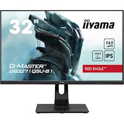 iiyama G-Master Red Eagle gaming monitor GB3271QSU-B1 32" Black, 2560 x 1440, 1ms, 165hz, FreeSync, HDMI, Display Port, Height Adjustable
