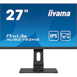 iiyama ProLite Monitor XUB2793HS-B4 27", Black, Height Adjustable, IPS Panel, 3-side borderless design