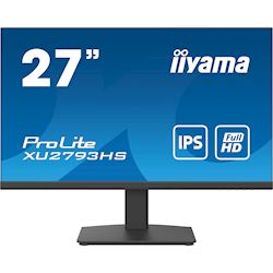iiyama ProLite XU2793HS-B4 monitor, 3-side borderless, IPS, HDMI, DisplayPort, Flicker free and Blue light reducer 