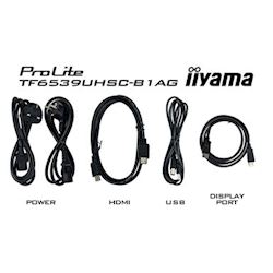 iiyama Prolite monitor TF6539UHSC-B1AG 65" Black, IPS, Anti Glare, 4K UHD,  Projective Capacitive 50pt Touch, 24/7, Landscape/Portrait/Face-up, Open Frame thumbnail 6
