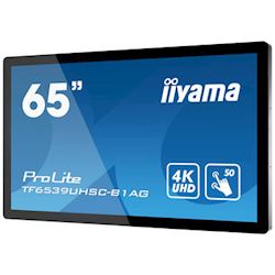 iiyama Prolite monitor TF6539UHSC-B1AG 65" Black, IPS, Anti Glare, 4K UHD,  Projective Capacitive 50pt Touch, 24/7, Landscape/Portrait/Face-up, Open Frame thumbnail 4