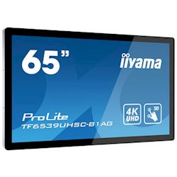 iiyama Prolite monitor TF6539UHSC-B1AG 65" Black, IPS, Anti Glare, 4K UHD,  Projective Capacitive 50pt Touch, 24/7, Landscape/Portrait/Face-up, Open Frame thumbnail 1
