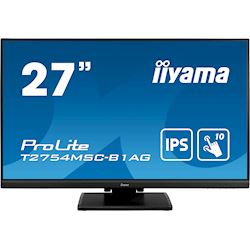 iiyama ProLite touch screen monitor T2754MSC-B1AG 27" Black, IPS, Full HD, Projective Capacitive 10pt touch, HDMI, Anti-Glare
