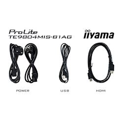 iiyama ProLite TE9804MIS-B1AG 98", 4k UHD, Infrared 20pt touch, 24/7, IPS, Anti-glare coating, HDMI, 32GB internal memory, Wifi module included thumbnail 12