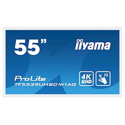 iiyama Prolite monitor TF5539UHSC-W1AG 55" White, IPS, Anti Glare, 4K,  Projective Capacitive 15pt Touch, 24/7, Landscape/Portrait/Face-up, Open Frame thumbnail 0