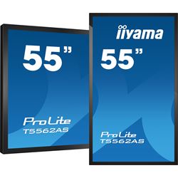 iiyama ProLite monitor T5562AS-B1 55", P-Cap 20pt Touch, 4K, VA panel Touch Screen with Android OS