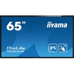iiyama ProLite T6562AS-B1 65", 4k UHD, Integrated annotation software, PCAP 20pt touch, IPS, 24/7, HDMI, Anti-Glare thumbnail 1