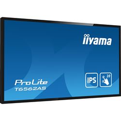 iiyama ProLite T6562AS-B1 65", 4k UHD, Integrated annotation software, PCAP 20pt touch, IPS, 24/7, HDMI, Anti-Glare thumbnail 4