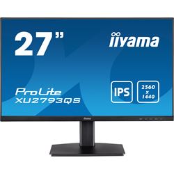 iiyama ProLite XU2793QS-B1 monitor, 3-side borderless, IPS, WQHD res, HDMI, DisplayPort, Flicker free and Blue light reducer  thumbnail 0