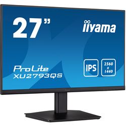 iiyama ProLite XU2793QS-B1 monitor, 3-side borderless, IPS, WQHD res, HDMI, DisplayPort, Flicker free and Blue light reducer  thumbnail 1