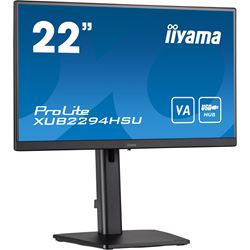 iiyama ProLite monitor XUB2294HSU-B2 22" VA panel, 3-side borderless design, height adjustable stand, HDMI, DP thumbnail 2