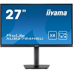 iiyama ProLite XUB2794HSU-B1, Height Adjustable 27" Ultra Slim, VA, HDMI, 3-side-borderless design monitor thumbnail 0