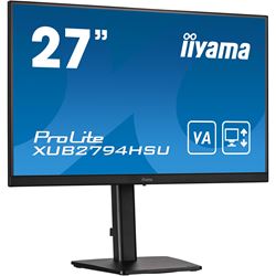 iiyama ProLite XUB2794HSU-B1, Height Adjustable 27" Ultra Slim, VA, HDMI, 3-side-borderless design monitor thumbnail 2