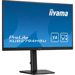 iiyama ProLite XUB2794HSU-B1, Height Adjustable 27" Ultra Slim, VA, HDMI, 3-side-borderless design monitor thumbnail 3