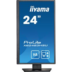 iiyama ProLite monitor XB2483HSU-B5 24" VA, Full HD, Black, HDMI, Display Port USB Hub, Height Adjustable thumbnail 1