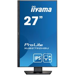 iiyama ProLite Monitor XUB2792HSU-B5 27", Black, Height Adjustable, IPS Panel, USB hub, HDMI, DP thumbnail 1