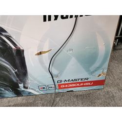 EX DEMO UNIT iiyama G-Master Red Eagle gaming monitor G4380UHSU-B1 43" Black, VA panel, 144hz, 4K, 0.4ms, FreeSync, HDMI/DisplayPort with USB Hub