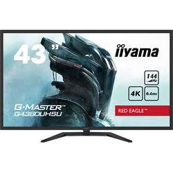 EX DEMO UNIT iiyama G-Master Red Eagle gaming monitor G4380UHSU-B1 43" Black, VA panel, 144hz, 4K, 0.4ms, FreeSync, HDMI/DisplayPort with USB Hub thumbnail 2