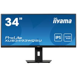 iiyama ProLite monitor XUB3493WQSU-B5 34" IPS ultra-wide screen with HDMI and Height Adjustment thumbnail 2