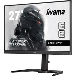 iiyama G-Master Black Hawk gaming monitor GB2730HSU-B5 27" Black, Ultra Slim Bezel, Full HD, 75Hz, 1ms, FreeSync, HDMI, Display Port, USB Hub thumbnail 4