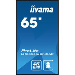 iiyama Prolite monitor LH6554UHS-B1AG 65" IPS panel, 4K UHD, 24/7, AntiGlare, Landscape/Portrait with Android OS, FailOver and Intel® SDM slot thumbnail 1