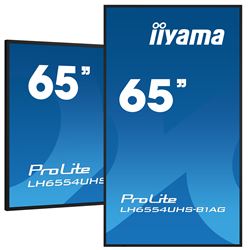 iiyama Prolite monitor LH6554UHS-B1AG 65" IPS panel, 4K UHD, 24/7, AntiGlare, Landscape/Portrait with Android OS, FailOver and Intel® SDM slot thumbnail 4