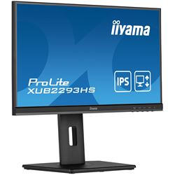 iiyama ProLite monitor XUB2293HS-B5 22" IPS panel, 3-side borderless design, height adjustable stand, HDMI, DP thumbnail 3