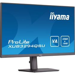 iiyama ProLite monitor XUB3294QSU-B1 32" VA, Height Adjustable, Black, Ultra wide res, HDMI, DP, Blue light reducer, USB hub thumbnail 3
