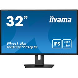 iiyama Prolite monitor XB3270QS-B5 32" IPS WQHD 2560x1440, Black, HDMI,  Display Port, DVI, Height Adjustable thumbnail 0