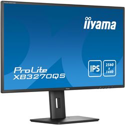 iiyama Prolite monitor XB3270QS-B5 32" IPS WQHD 2560x1440, Black, HDMI,  Display Port, DVI, Height Adjustable thumbnail 3