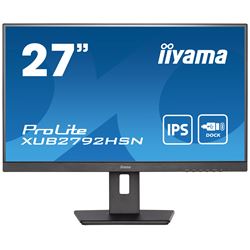 iiyama ProLite Monitor XUB2792HSN-B5 27", Black, Height Adjustable, IPS Panel, USB-C connection, Daisy chain thumbnail 0