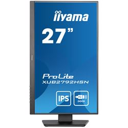 iiyama ProLite Monitor XUB2792HSN-B5 27", Black, Height Adjustable, IPS Panel, USB-C connection, Daisy chain thumbnail 1