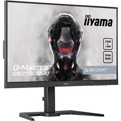 iiyama G-Master Silver Crow gaming monitor GB2730QSU-B5  27" Black, 2560 x 1440, 75hz, 1ms, FreeSync, HDMI, Display Port, USB Hub, Height Adjustable thumbnail 3