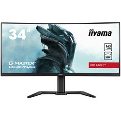 iiyama G-Master Red Eagle curved gaming monitor GB3467WQSU-B5 34" Black, 165hz, 3440x1440 res, 0.4ms, FreeSync, 2 x HDMI/DisplayPort with USB Hub thumbnail 2