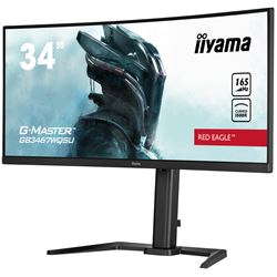 iiyama G-Master Red Eagle curved gaming monitor GB3467WQSU-B5 34" Black, 165hz, 3440x1440 res, 0.4ms, FreeSync, 2 x HDMI/DisplayPort with USB Hub thumbnail 11