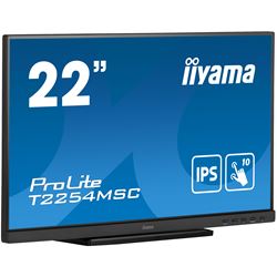 iiyama ProLite monitor T2254MSC-B1AG 22", Projective Capacitive 10pt touch, Anti-glare coating, IPS, Ultra thin bezel, HDMI thumbnail 3
