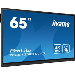 iiyama ProLite TE6512MIS-B1AG 65", Infrared 40pt touch, IPS, Anti-glare coating, 24/7, 4K UHD, HDMI, iiWare 10 (Android 11 OS) features Note, Browser, Cloud Drive thumbnail 2