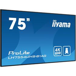 iiyama ProLite LH7554UHS-B1AG 75", 24/7, 4K, IPS, HDMI, landscape/portrait, Wifi, Android OS, FailOver and Intel® SDM slot, Anti-Glare thumbnail 2
