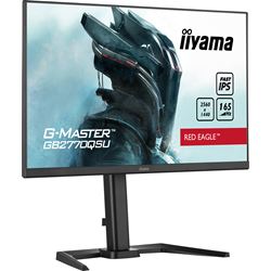 iiyama G-Master Red Eagle gaming monitor GB2770QSU-B5 27" Black, WQHD res 2560x1440, IPS, 165Hz, 0.5ms, FreeSync, HDMI, Display Port, USB Hub thumbnail 3