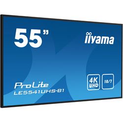 iiyama ProLite monitor LE5541UHS-B1 55" , IPS, 4K UHD, 18/7, 10W Speakers, Landscape, Lan control thumbnail 1