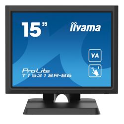 iiyama ProLite monitor T1531SR-B6 15" Black, 5:4 Resistive single touch, VA, HDMI, Display Port thumbnail 0