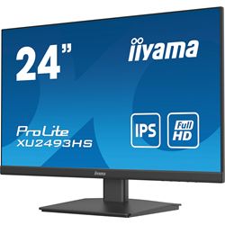 iiyama ProLite monitor XU2493HS-B5 24", IPS, Full HD, Black, 3-side borderless design, HDMI, DisplayPort, Blue light reducer, Flicker free thumbnail 3
