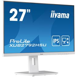 iiyama ProLite Monitor XUB2792HSU-W5 27", White, Height Adjustable, IPS Panel thumbnail 2