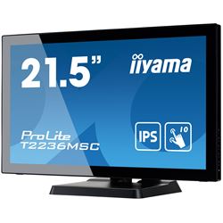 iiyama ProLite monitor T2236MSC-B3  22" Black, IPS, Full HD, Projective Capacitive 10pt touch, HDMI, USB Hub, edge to edge glass thumbnail 4